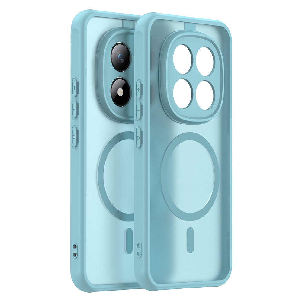 Etui MagSafe dla Xiaomi Poco M8 Pro / Redmi Note 15 Pro+ 5G, Techsuit, HaloFrost II, Jasnozielone