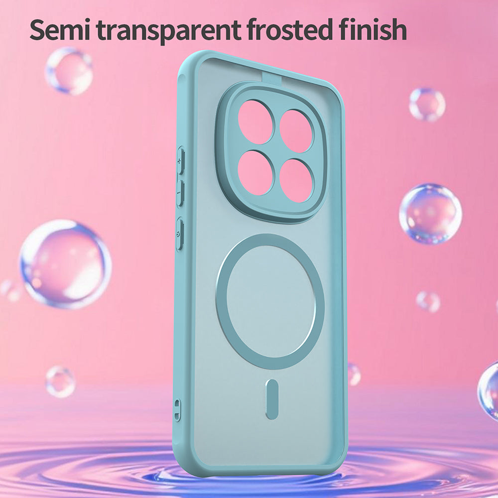 Etui MagSafe dla Xiaomi Poco M8 Pro / Redmi Note 15 Pro+ 5G, Techsuit, HaloFrost II, Jasnozielone