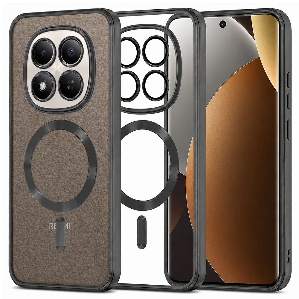 Etui MagSafe do Xiaomi Poco M8 Pro / Redmi Note 15 Pro+ 5G, Techsuit, Luxury Crystal, czarne