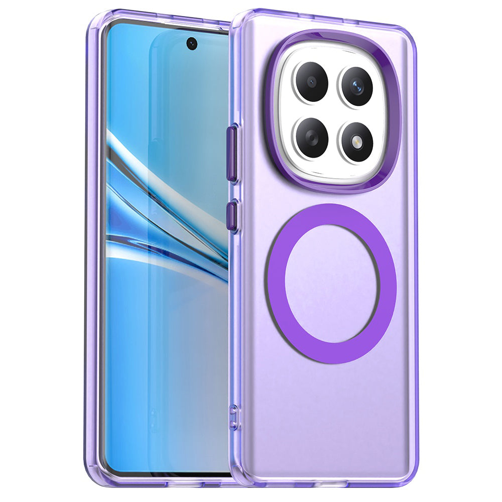 Etui MagSafe dla Xiaomi Poco M8 / Redmi Note 15 5G / Note 15 4G, Techsuit, CandyCase, Fioletowy
