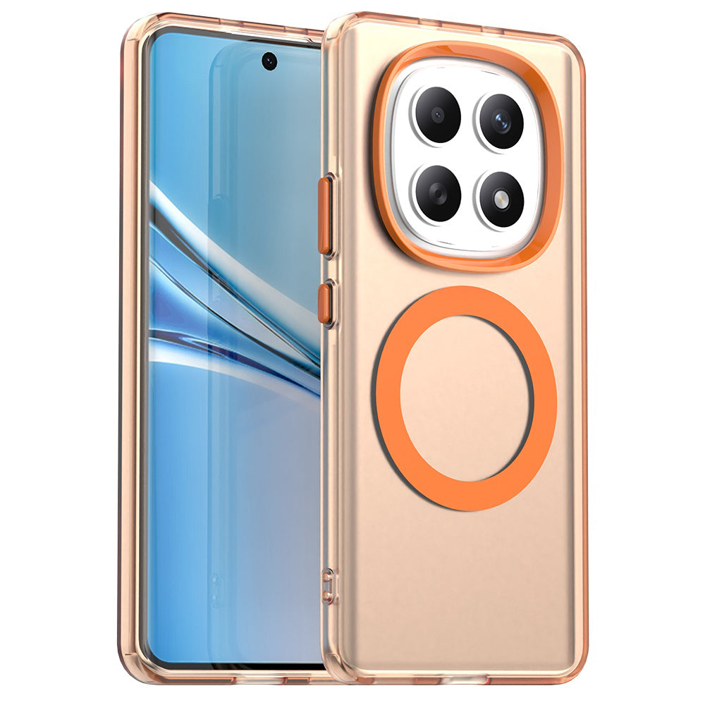 Etui MagSafe dla Xiaomi Poco M8 / Redmi Note 15 5G / Note 15 4G, Techsuit, CandyCase, Pomarańczowe