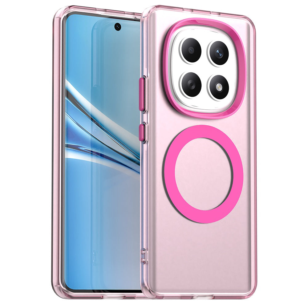 Etui MagSafe dla Xiaomi Poco M8 / Redmi Note 15 5G / Note 15 4G, Techsuit, CandyCase, Różowy