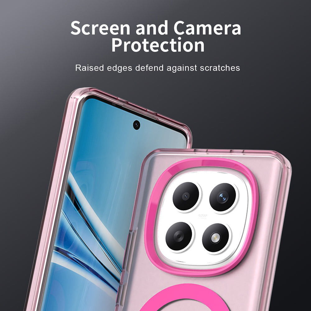 Etui MagSafe dla Xiaomi Poco M8 / Redmi Note 15 5G / Note 15 4G, Techsuit, CandyCase, Różowy
