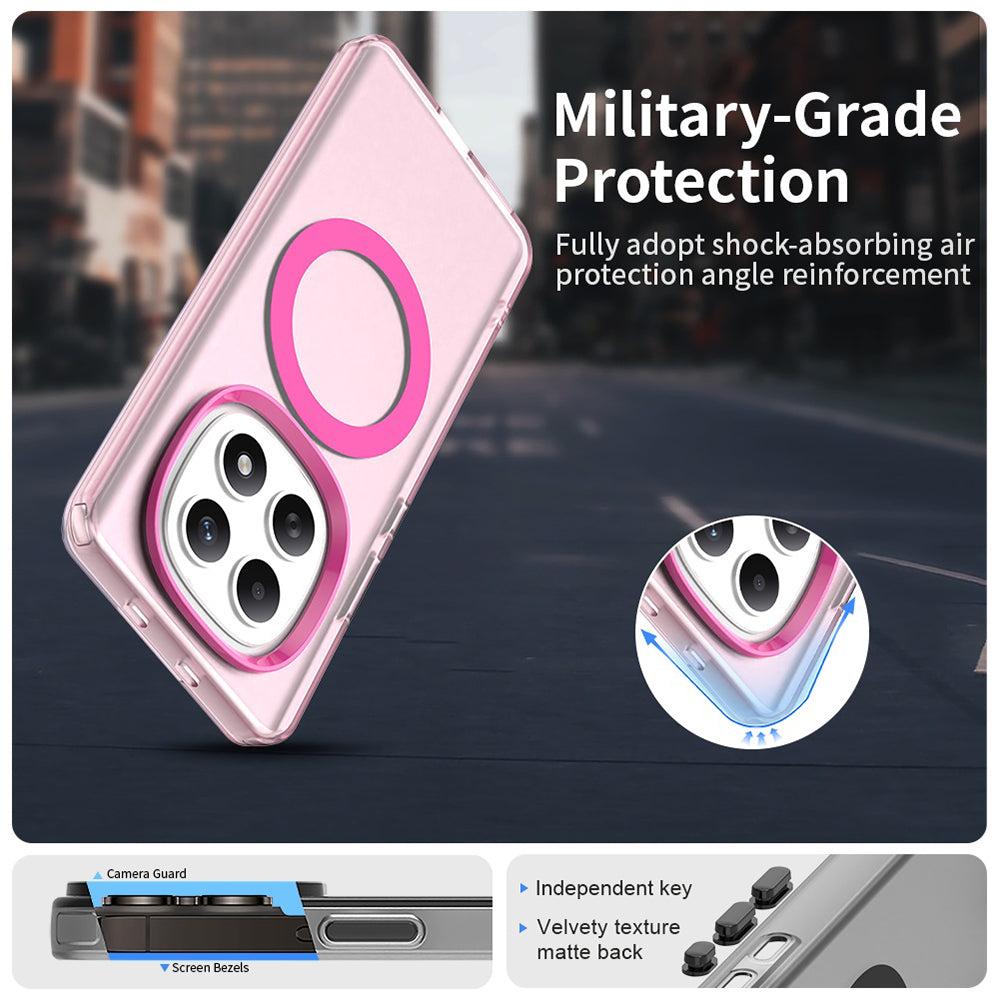 Etui MagSafe dla Xiaomi Poco M8 / Redmi Note 15 5G / Note 15 4G, Techsuit, CandyCase, Różowy