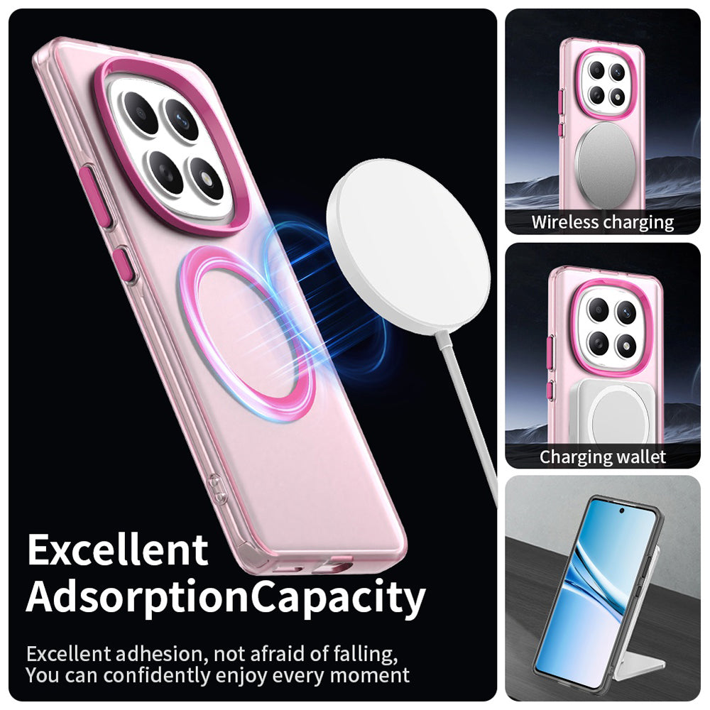 Etui MagSafe dla Xiaomi Poco M8 / Redmi Note 15 5G / Note 15 4G, Techsuit, CandyCase, Różowy