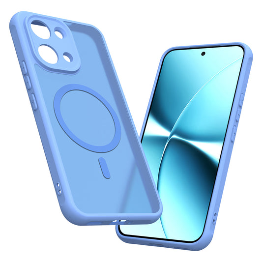 Etui MagSafe do Xiaomi Poco X8 Pro Max, Techsuit, HaloFrost II, Niebieskie