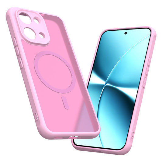 Etui MagSafe dla Xiaomi Poco X8 Pro Max, Techsuit, HaloFrost II, Różowy