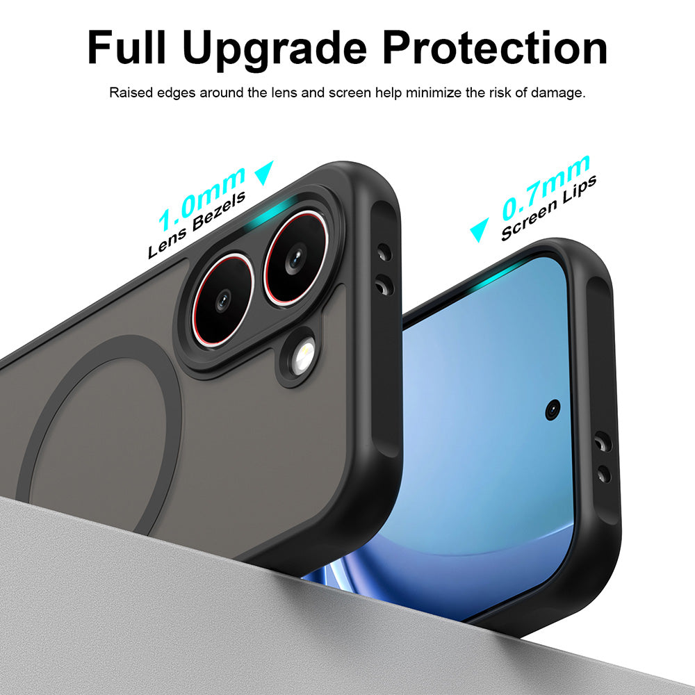 MagSafe Case for Xiaomi Poco X8 Pro, Techsuit, HaloFrost II, Black