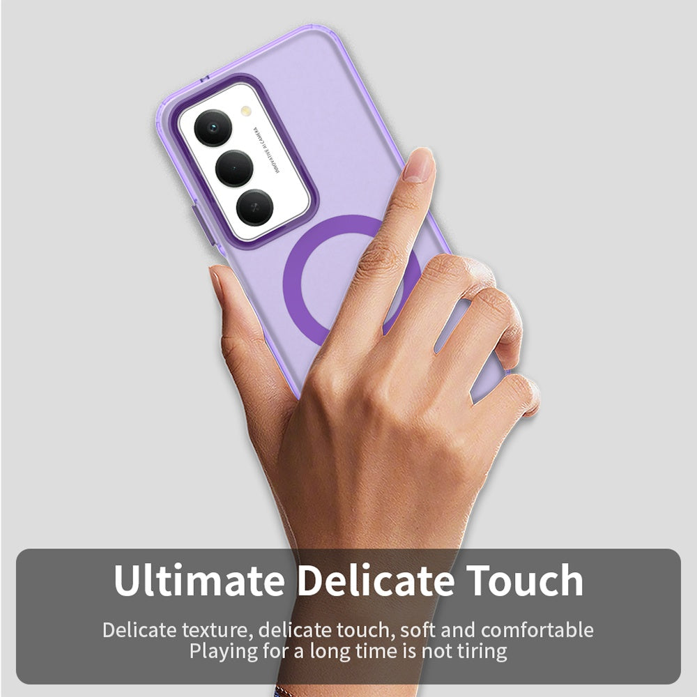 Etui MagSafe dla Xiaomi Redmi 15 5G / 15 4G, Techsuit, CandyCase, Fioletowy