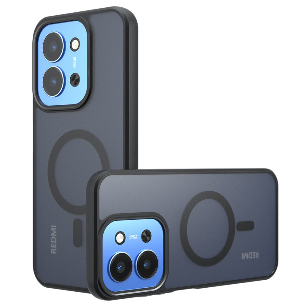 Etui MagSafe dla Xiaomi Redmi 15C 5G / 15C 4G, Techsuit, PureFrost, Satynowa Czarna