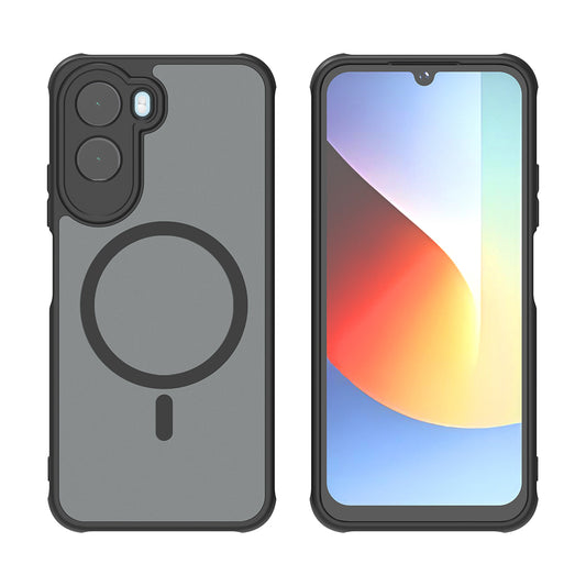 Etui MagSafe do Xiaomi Redmi A7 Pro 4G, Techsuit, HaloFrost II, czarne