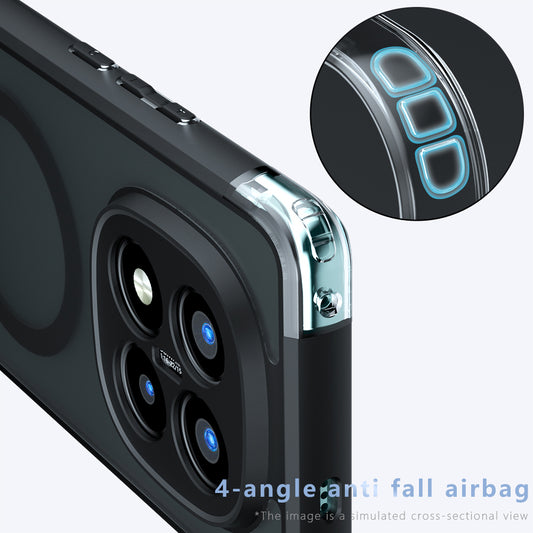 Etui MagSafe do Xiaomi Redmi Note 14 Pro+ 5G, Techsuit, PureFrost, czarne