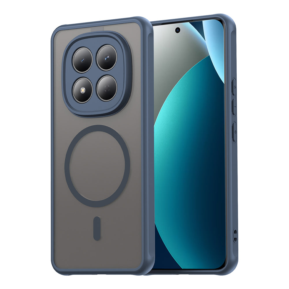 Etui MagSafe dla Xiaomi Redmi Note 15 Pro 4G, Techsuit, HaloFrost II, Granatowe
