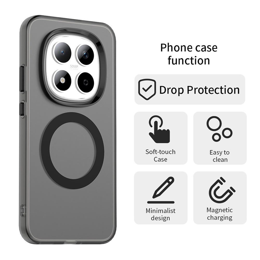 Etui MagSafe dla Xiaomi Redmi Note 15 Pro 5G, Techsuit, CandyCase, Czarne