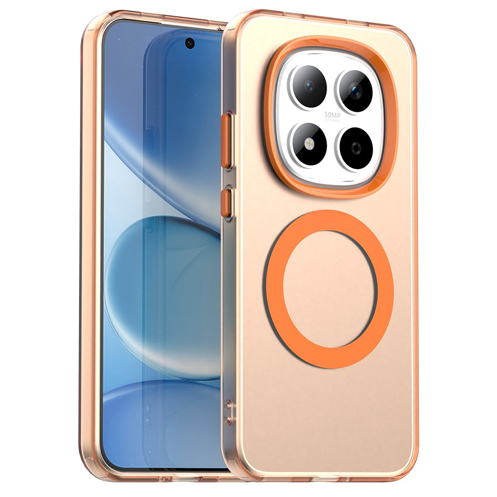 Etui MagSafe dla Xiaomi Redmi Note 15 Pro 5G, Techsuit, CandyCase, Pomarańczowe