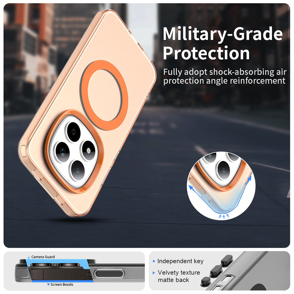Etui MagSafe dla Xiaomi Redmi Note 15 Pro 5G, Techsuit, CandyCase, Pomarańczowe