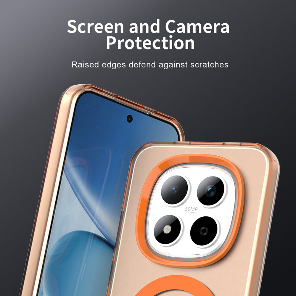 Etui MagSafe dla Xiaomi Redmi Note 15 Pro 5G, Techsuit, CandyCase, Pomarańczowe