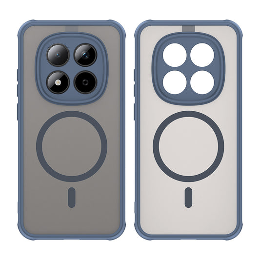 Etui MagSafe dla Xiaomi Redmi Note 15 Pro 5G, Techsuit, HaloFrost II, Granatowe