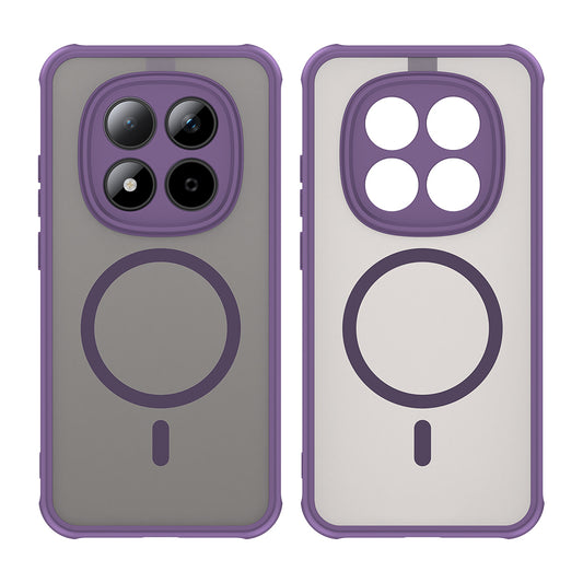 Etui MagSafe dla Xiaomi Redmi Note 15 Pro 5G, Techsuit, HaloFrost II, Fioletowy