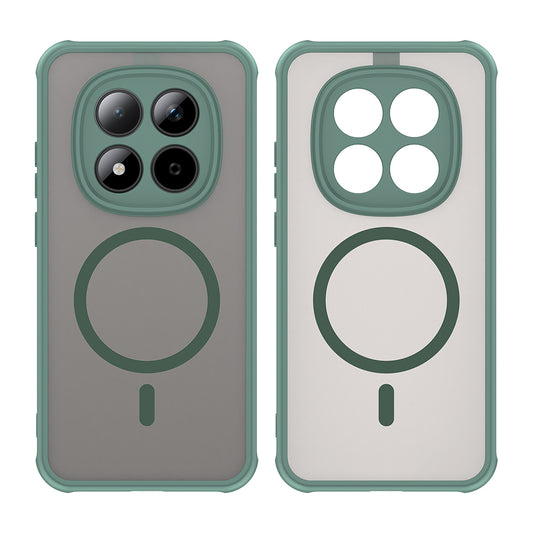 Etui MagSafe dla Xiaomi Redmi Note 15 Pro 5G, Techsuit, HaloFrost II, Zielony