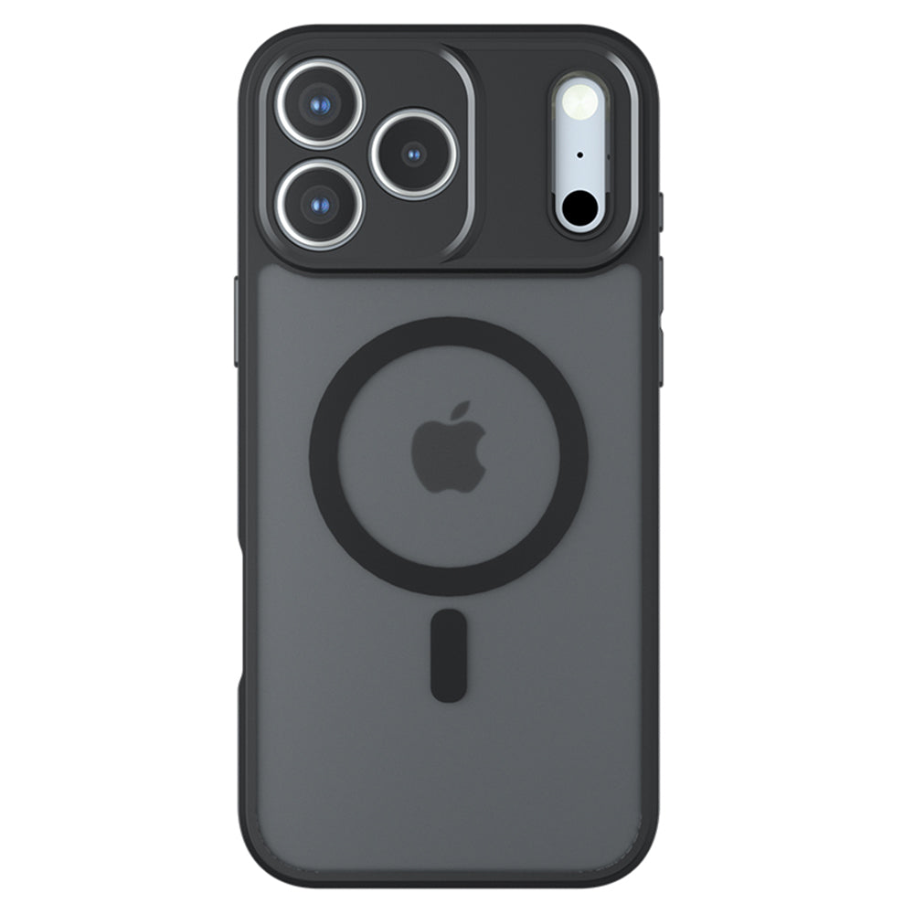 Etui MagSafe do Apple iPhone 17 Pro, Techsuit, PureFrost, Czarna Satynowa