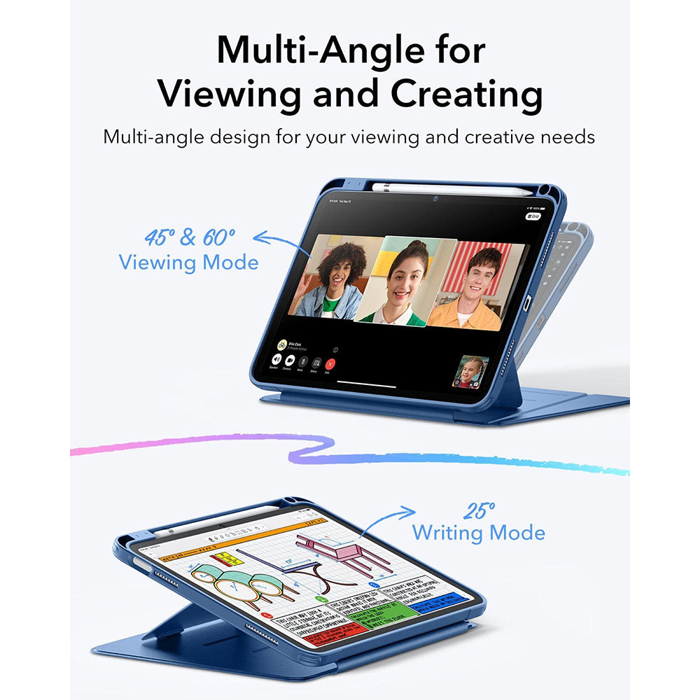 Etui na Apple iPad (2025) / (2022), ESR, Flip Hybrid, Niebieskie