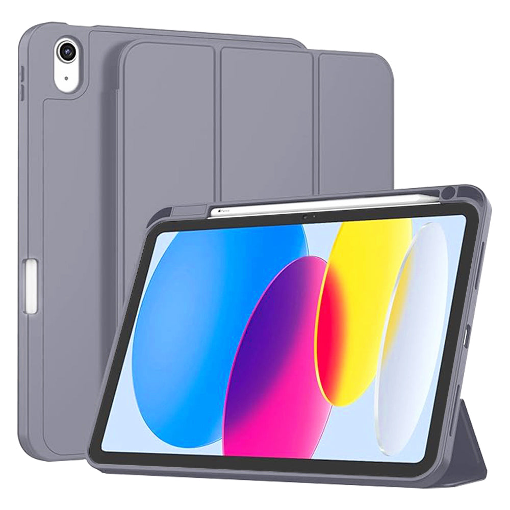 Etui na Apple iPad (2025) / (2022), Techsuit, Flex Trifold, Fioletowy