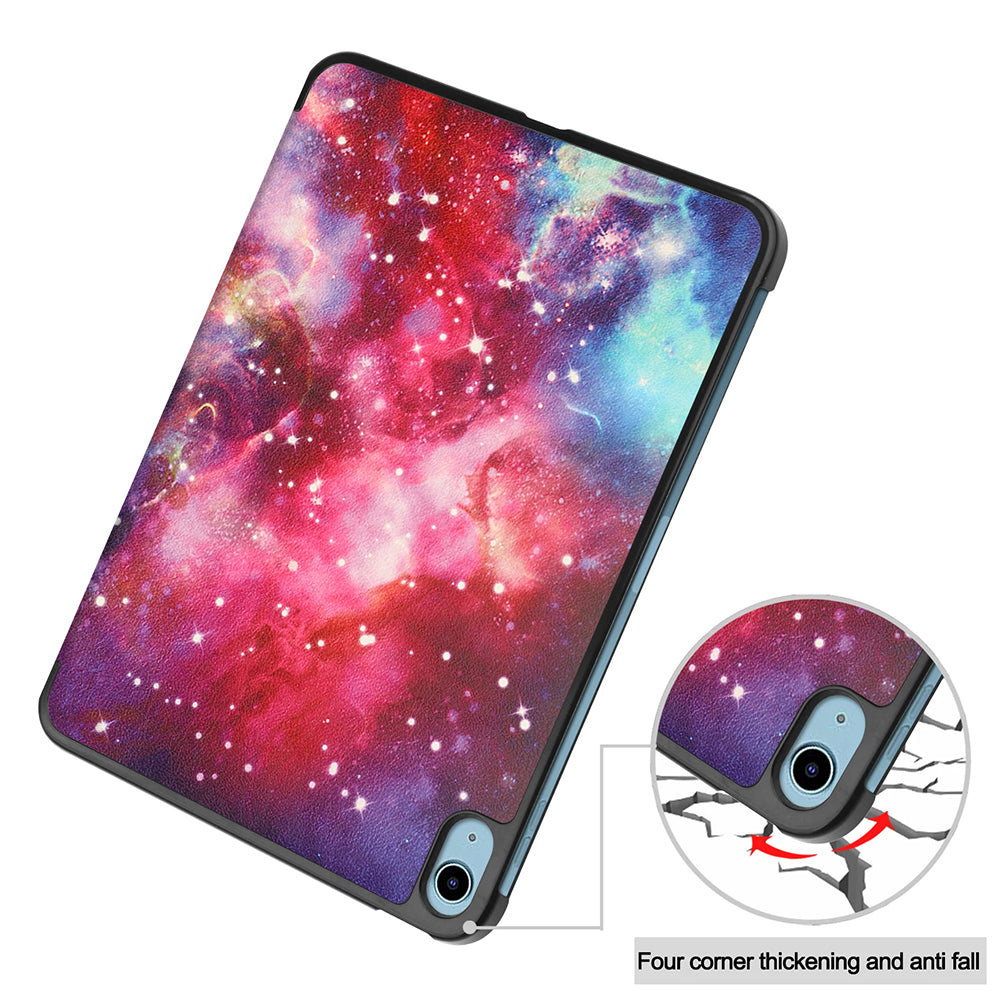 Etui na Apple iPad (2025) / (2022), Techsuit, FoldPro Galaxy, wielokolorowe