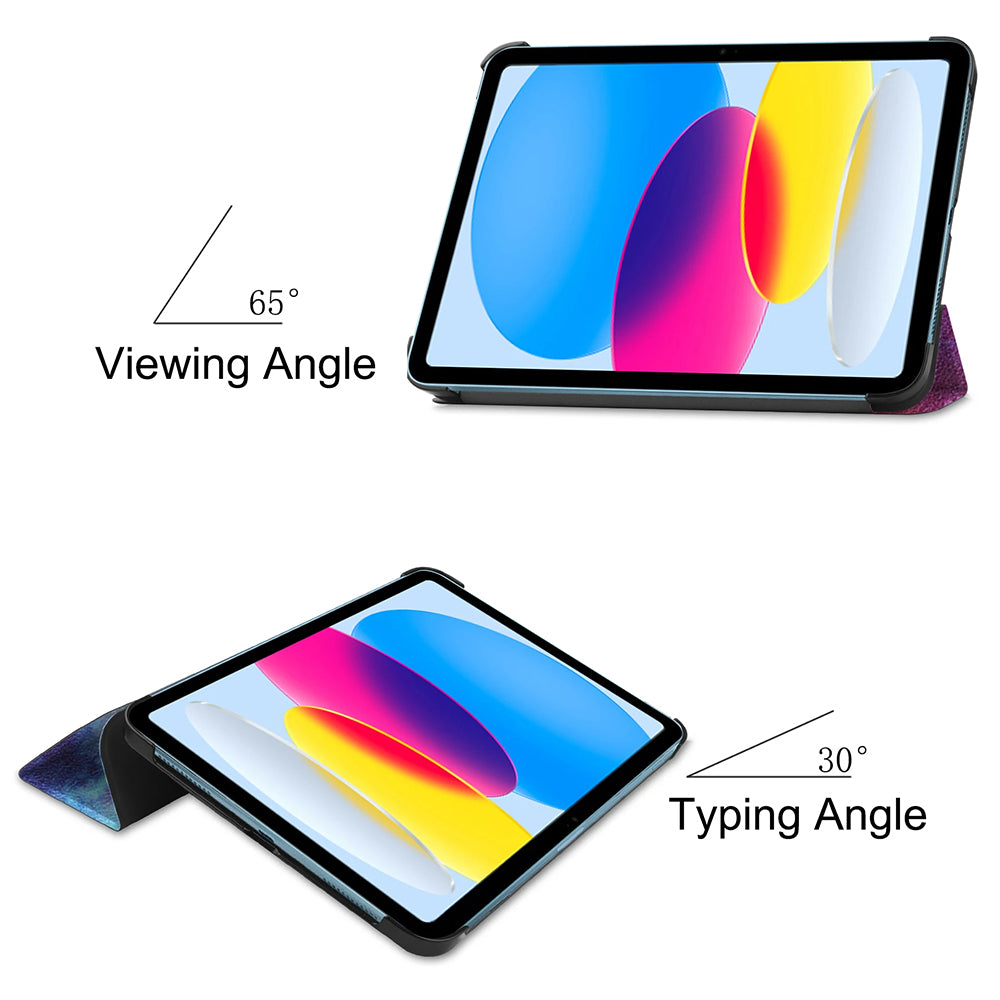 Etui na Apple iPad (2025) / (2022), Techsuit, FoldPro Starry Night, wielokolorowe
