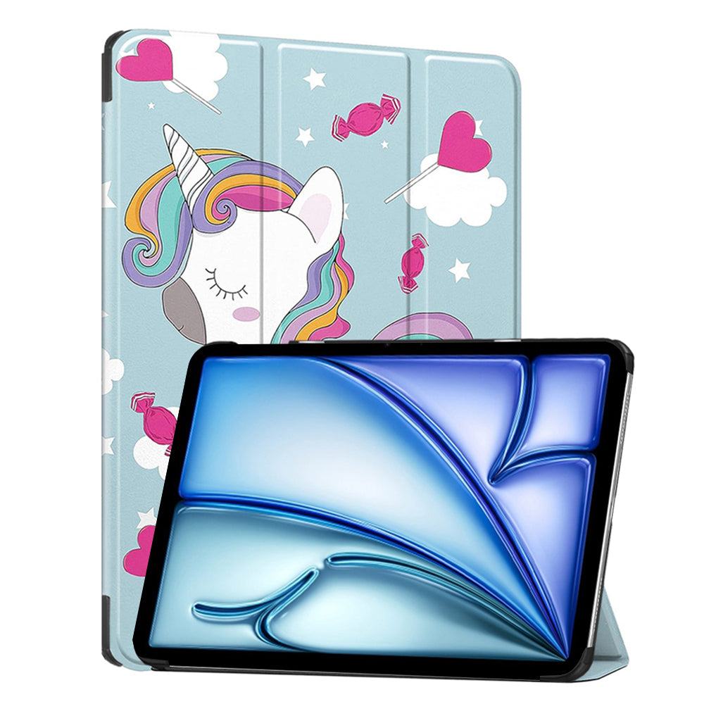 Etui na Apple iPad Air 13 (2026) / Air 13 (2025) / Air 13 (2024), Techsuit, FoldPro Unicorn, Wielokolorowe