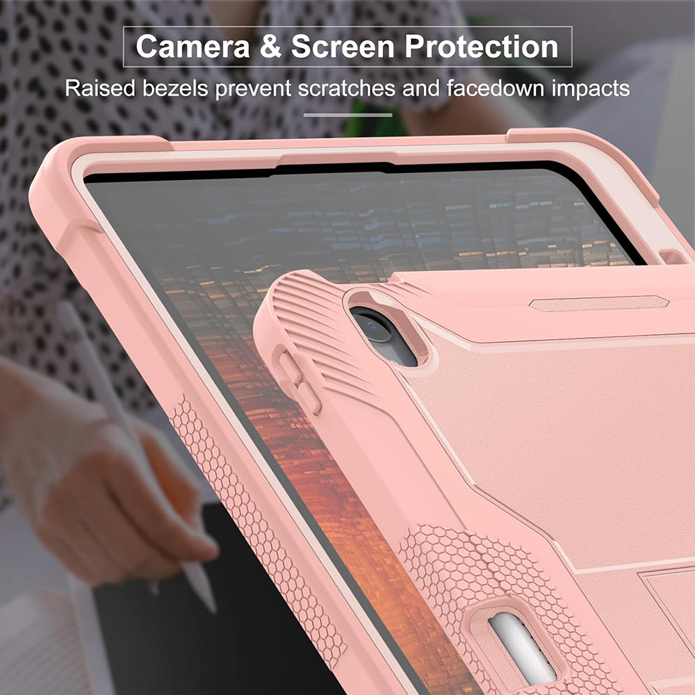 Etui na Apple iPad Air 13 (2026) / Air 13 (2025) / Air 13 (2024), Techsuit, Rugged TabShell, różowe