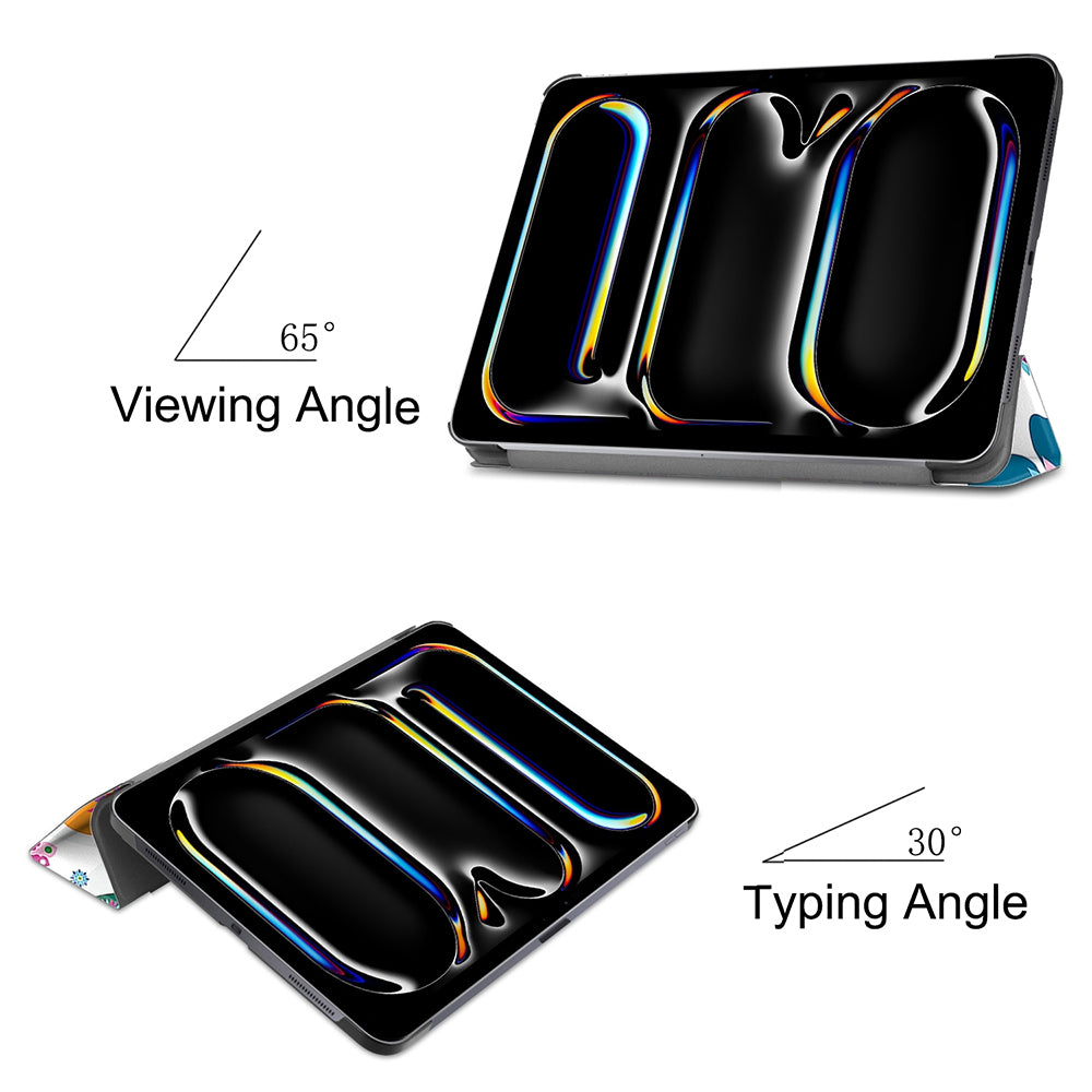 Etui na Apple iPad Pro 11 (2024), Techsuit, FoldPro Butterfly, wielokolorowe