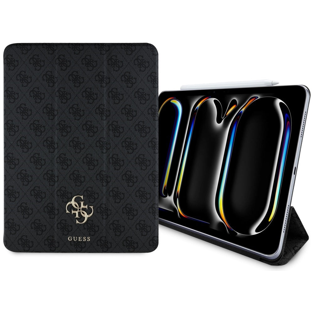 Etui na Apple iPad Pro 13 (2024), Guess, 4G Big Logo, Czarne