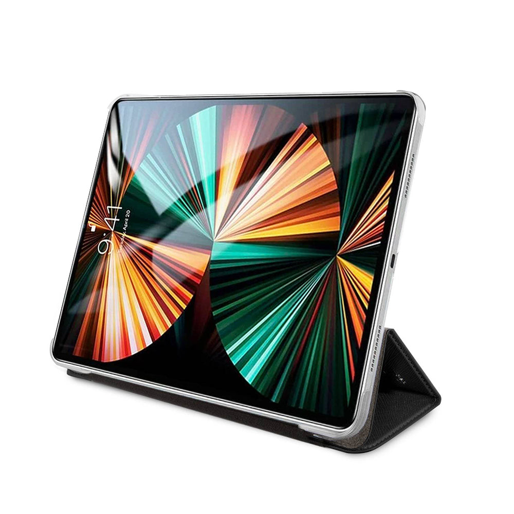 Etui na Apple iPad Pro 13 (2024), Karl Lagerfeld, Saffiano Karl & Choupette, Czarne