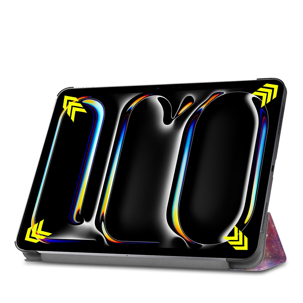 Etui na Apple iPad Pro 13 (2024), Techsuit, FoldPro Galaxy, Wielokolorowe