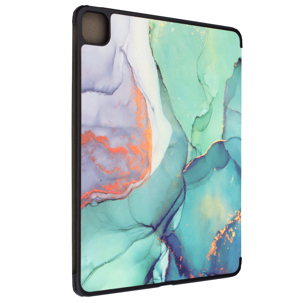 Etui na Apple iPad Pro 13 (2024), Techsuit, FoldPro Green Time, wielokolorowe