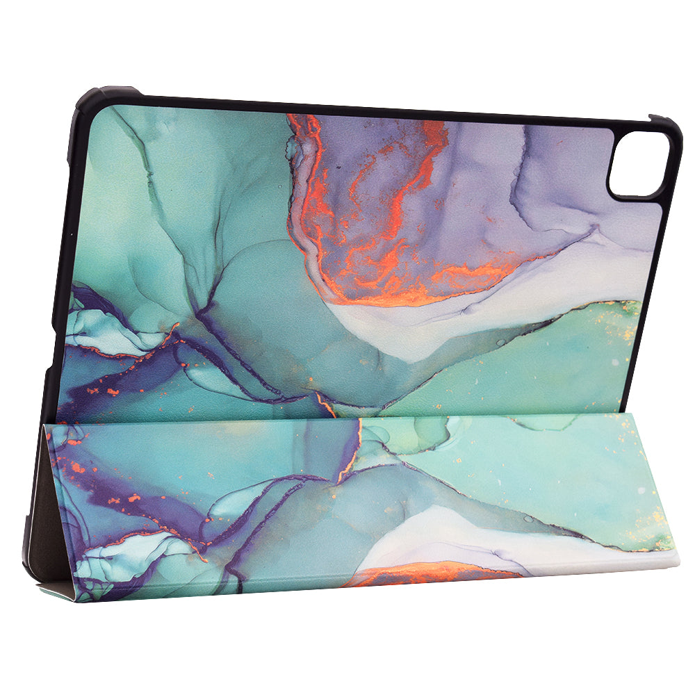 Etui na Apple iPad Pro 13 (2024), Techsuit, FoldPro Green Time, wielokolorowe