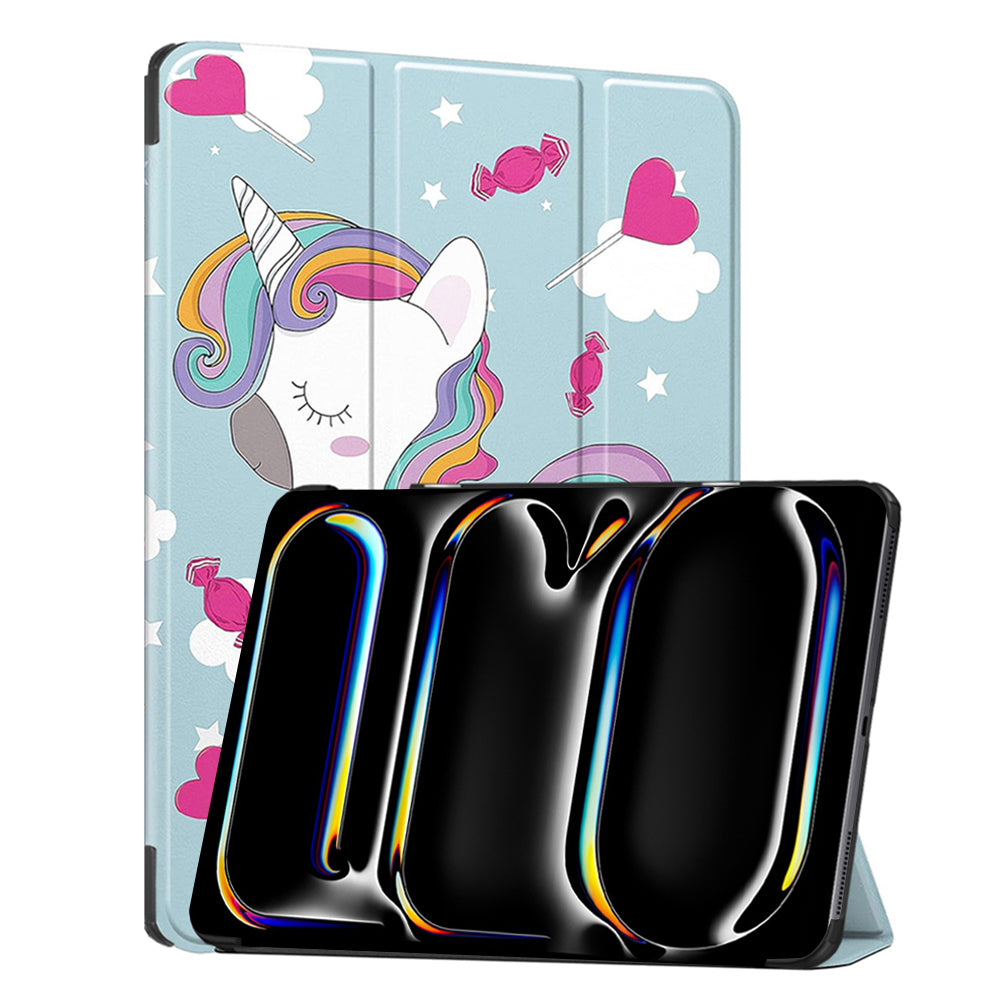 Etui na Apple iPad Pro 13 (2024), Techsuit, FoldPro Unicorn, Wielokolorowe