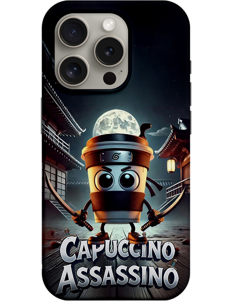 Etui na Apple iPhone 14 Pro, Perfect Case, Italian Brainrot Capuccino Assassino, Wielokolorowe