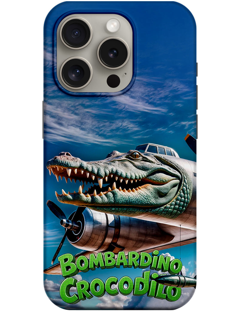 Etui na Apple iPhone 12 / 12 Pro, Perfect Case, Italian Brainrot Bombardino Crocodilo, Wielokolorowe