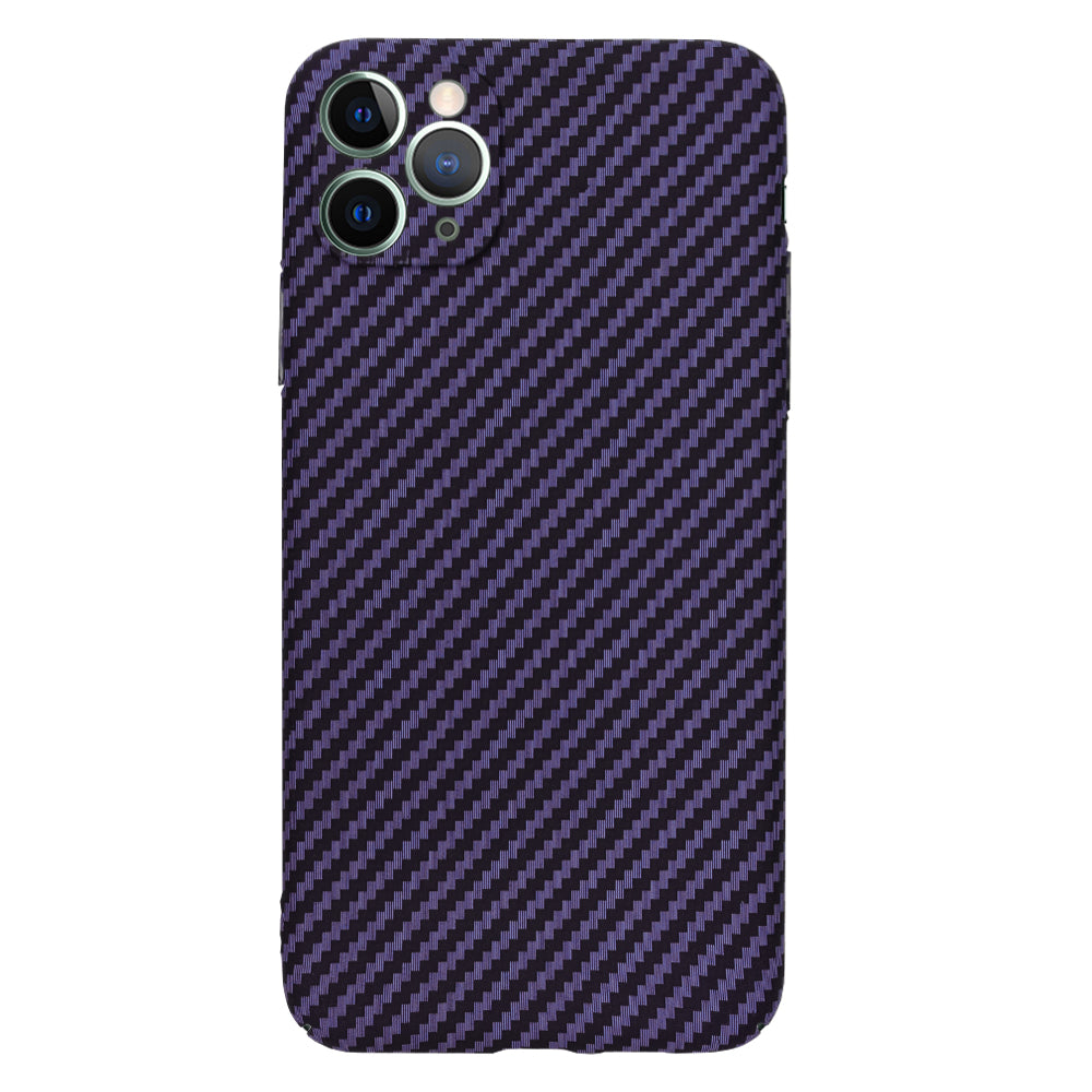 Etui na Apple iPhone 11 Pro Max, Techsuit, Carbonite FiberShell, Fioletowy