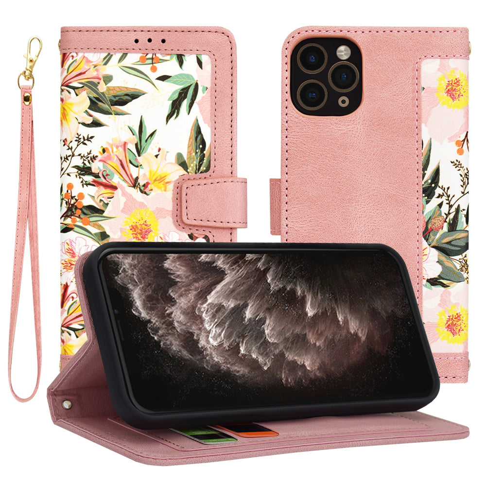Etui na Apple iPhone 11 Pro, Techsuit, FlipCraft, Różowe