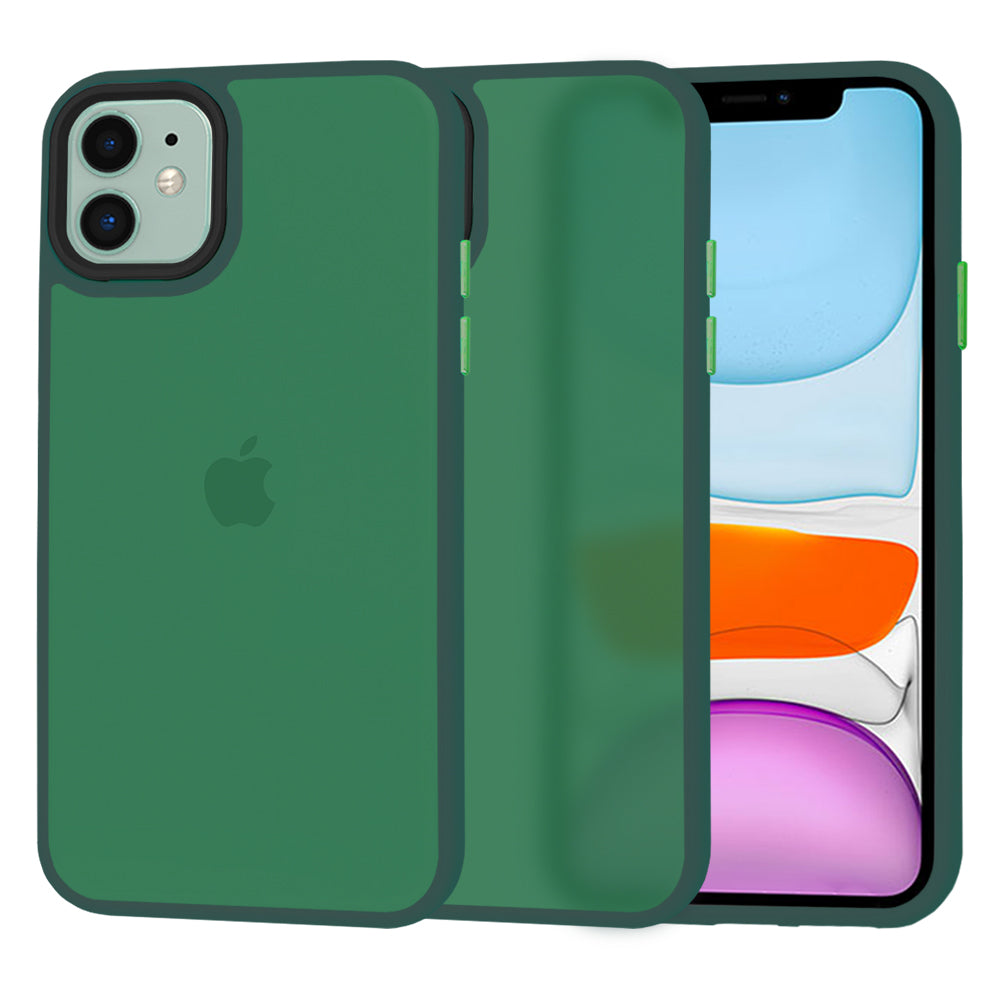 Etui na Apple iPhone 11, Techsuit, HaloFrost, Zielony