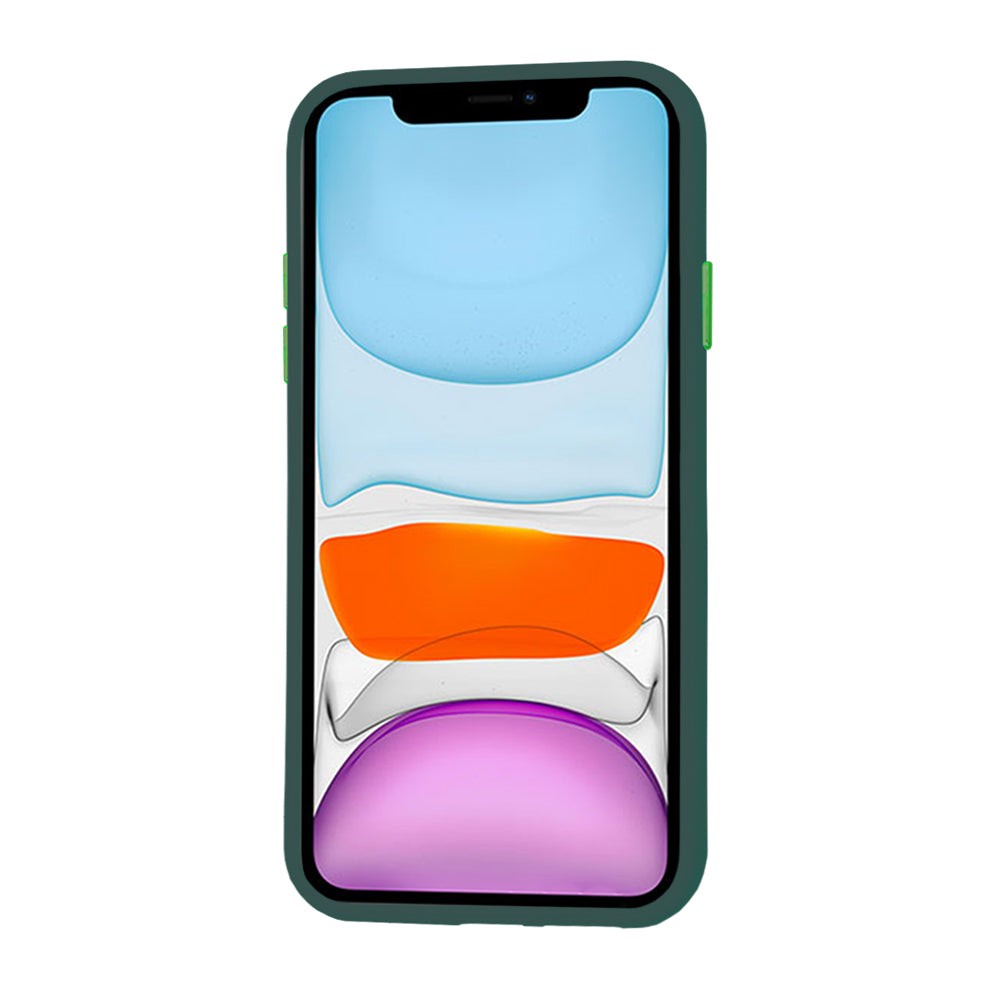 Etui na Apple iPhone 11, Techsuit, HaloFrost, Zielony