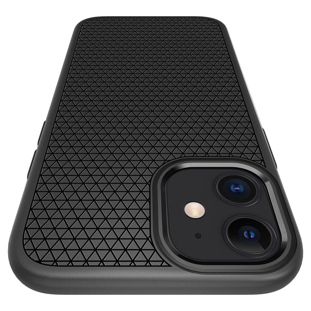Etui na Apple iPhone 12 / 12 Pro, Spigen, Liquid Air, czarne ACS01701