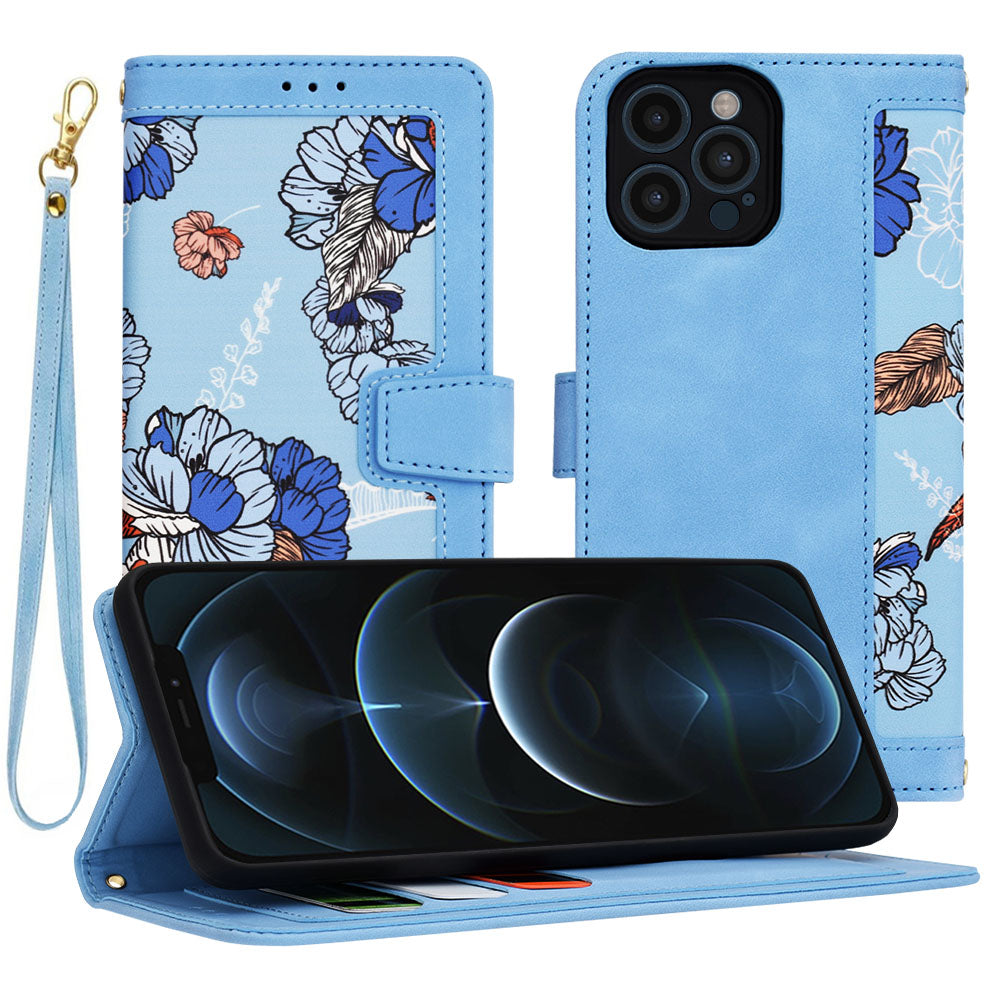 Etui na Apple iPhone 12 Pro Max, Techsuit, FlipCraft, Niebieski