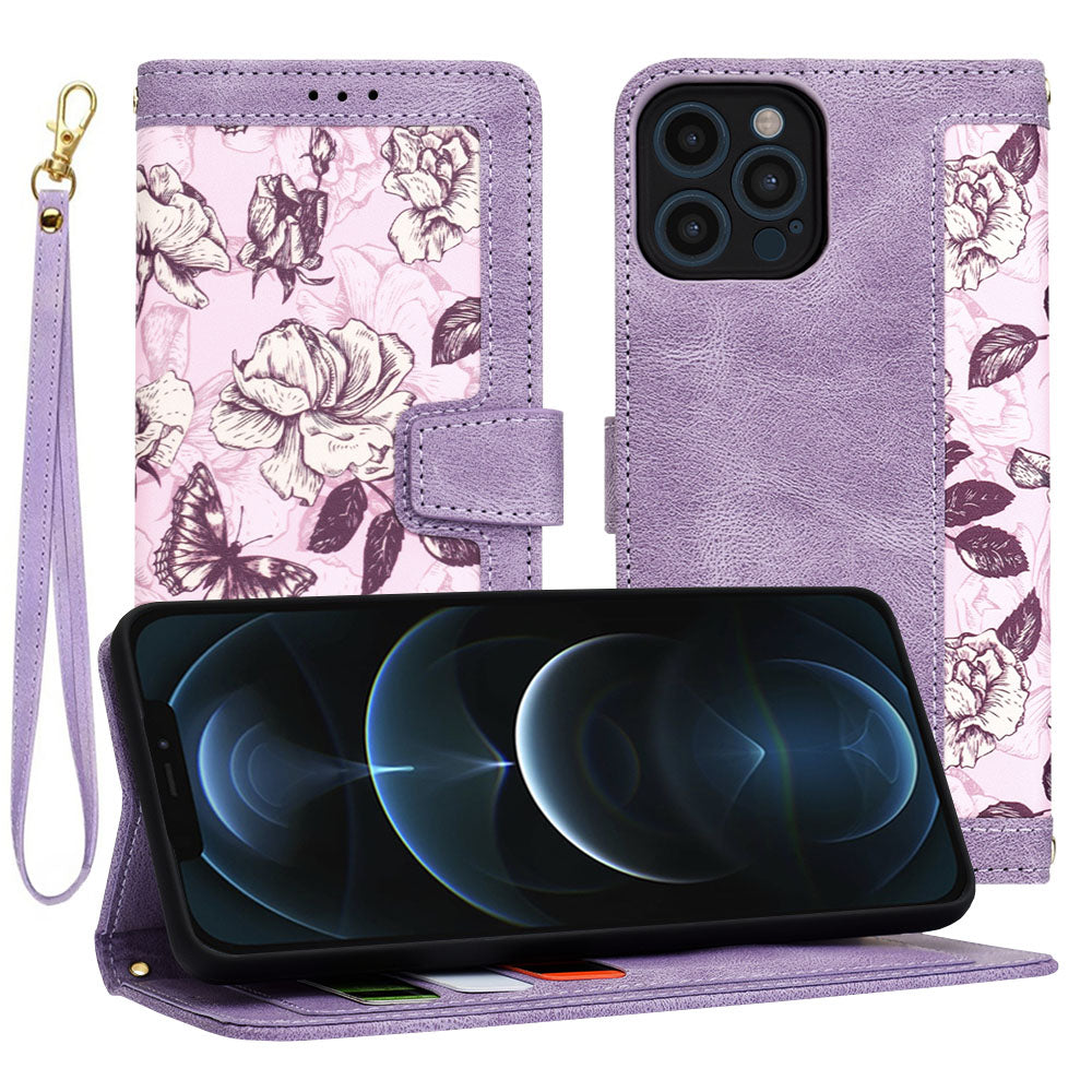 Etui na Apple iPhone 12 Pro Max, Techsuit, FlipCraft, Fioletowy