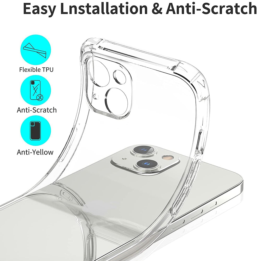 Etui na Apple iPhone 13 mini, Techsuit, Shockproof Clear, Przezroczyste