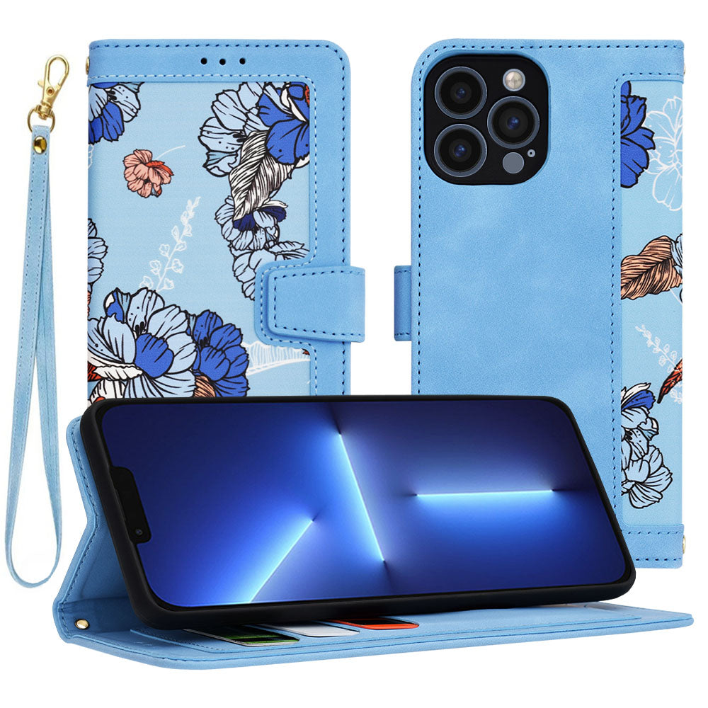 Etui na Apple iPhone 13 Pro Max, Techsuit, FlipCraft, Niebieski