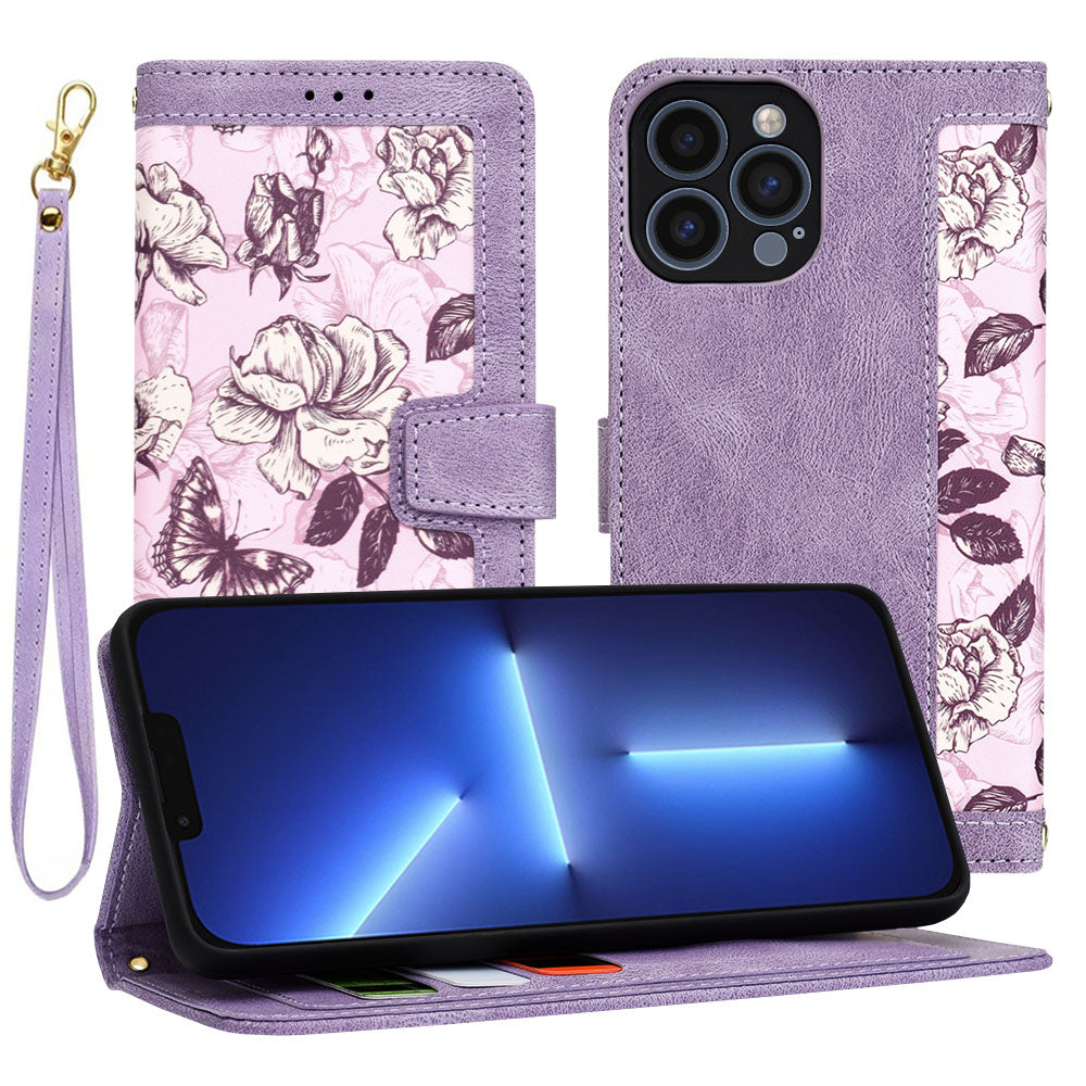 Etui na Apple iPhone 13 Pro Max, Techsuit, FlipCraft, Fioletowy